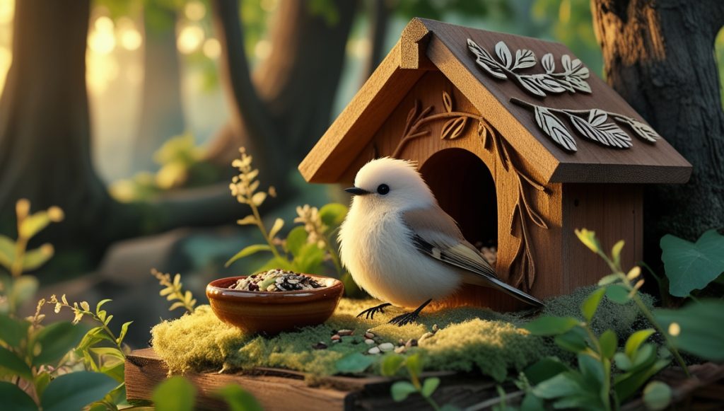 چگونه پرنده را به استفاده از لانه عادت دهیم؟