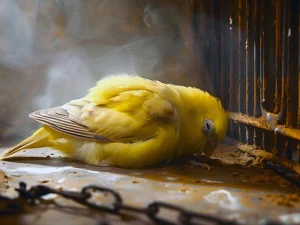 علت مرگ در قناری ها: بررسی جامع و علمی عوامل مرگ‌ومیر در این پرنده زیبا